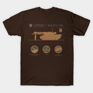 Infographic Leopard 1 T-Shirt